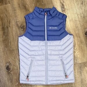 Columbia Two-Tone Blue and Gray Vest